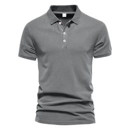 Men Polo Shirt Short Sleeve Breathable Soft Regular Fit Casual Business Golf Summer Daily Work Outdoor Lightweight Basic Tops