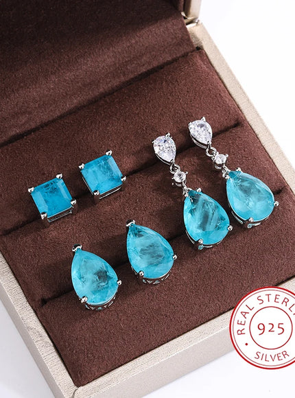 KissIcon 925 Silver Earrings Palamela Geometric - Elegant