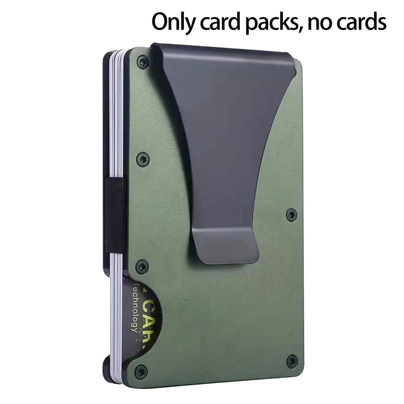 Minimalist Wallet For Men & Women - Slim RFID Wallet, Scratch Resistant, Credit Card Holder & Money Clip, Easily Removable Money