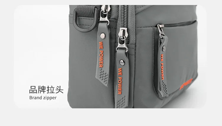 Men's Casual Messenger Bag Outdoor Small Shoulder Bag Multifunctional Travel Waist Bag Hanging Bag Crossbody Bags for Men