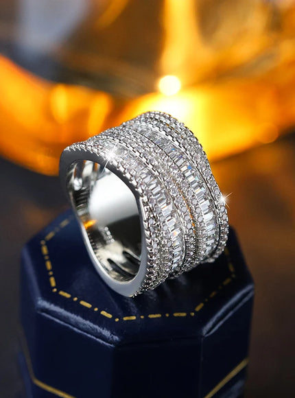 KissIcon CZ Engagement Ring For Women - Dainty Solitaire