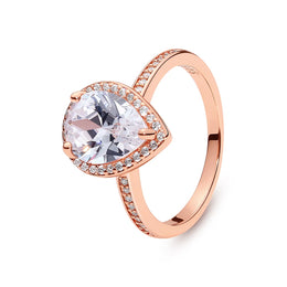 Original 925 Sterling Silver Ring Love Heart Pave CZ Crystal Stackable Rings For Women Wedding Engagement Birthday Gift Jewelry