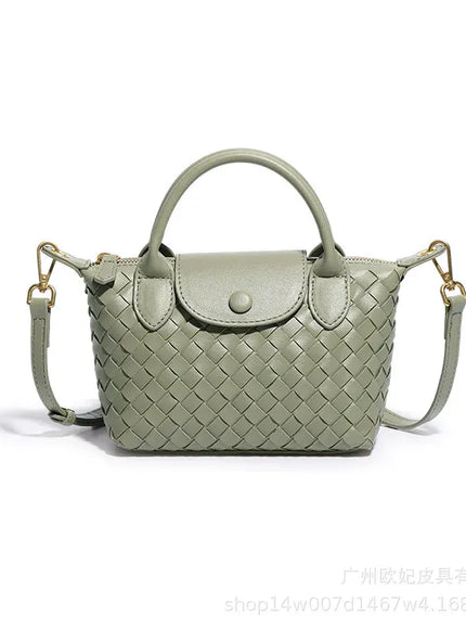Woven Small Jiaozi Texture Popular Advanced Shoulder