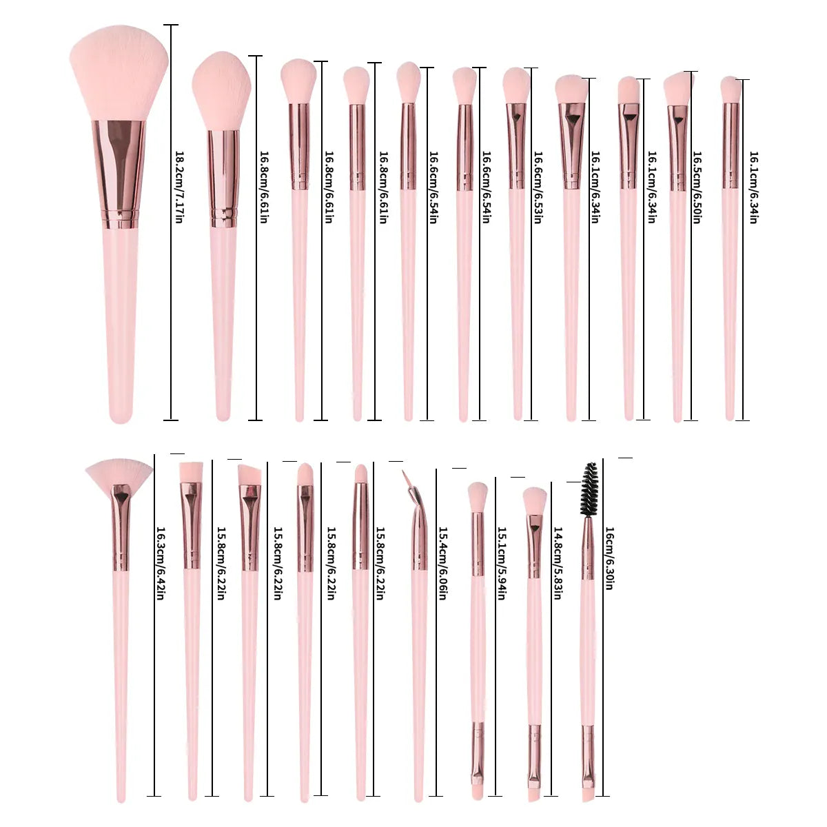 KissICON Maange 42PC Multifunction Makeup Kit With 20 Brushes