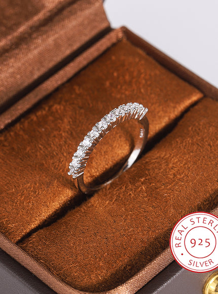 KissIcon 925 Silver Plated Ring - Shiny AAAA Zircon