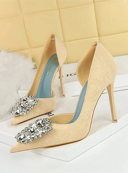 Fashion Spring Banquet Women's Shoes Thin Heels High