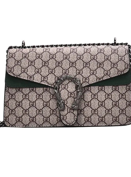 Dionysus Women's Print Shoulder Slung Bags Chain Bag