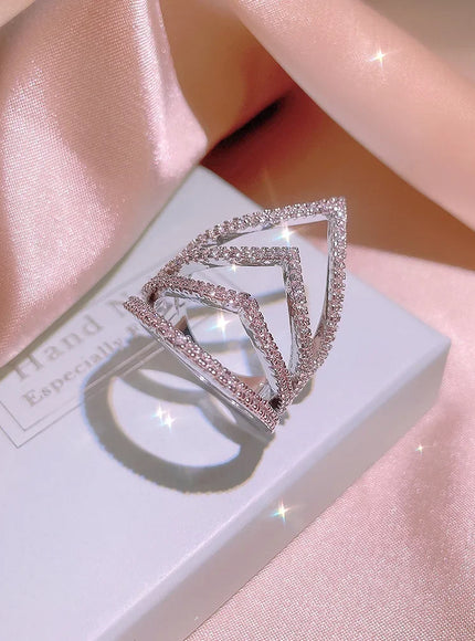 KissIcon Luxury 925 Silver Eternity Ring Anniversary Gift