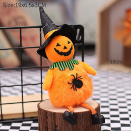 Halloween Decorations Doll Bar Decor Pumpkin Ghost Witch Pendant Scary Halloween Kids Gift Halloween Party Decoration for Home
