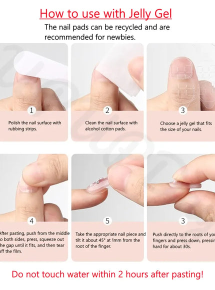 KissIcon Handmade False Nails Press On Acrylic -