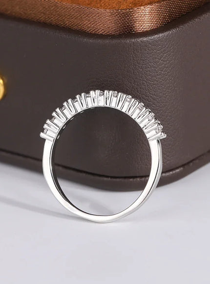 KissIcon 925 Silver Plated Ring - Shiny AAAA Zircon