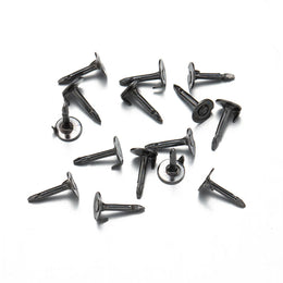 100pc Metal Locking Pin Back Brooch Badge Holder Lapel Base For DIY Jewellery Material Making Supply Craft Accessories Handmade