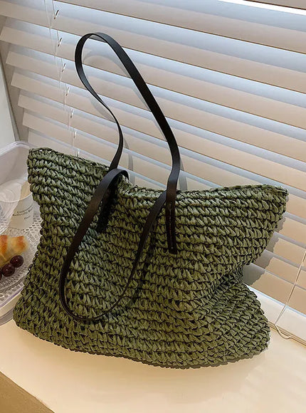 Handbag – Beach Rattan Woven