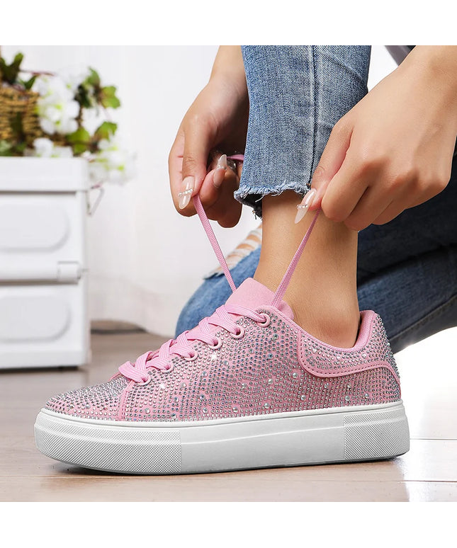 Women's Breathable Mesh Patchwork Lace-Up Sneakers – Casual Trainers