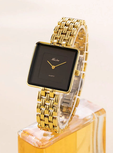 UTHAI Women Watch Luxury Square - Waterproof Quartz