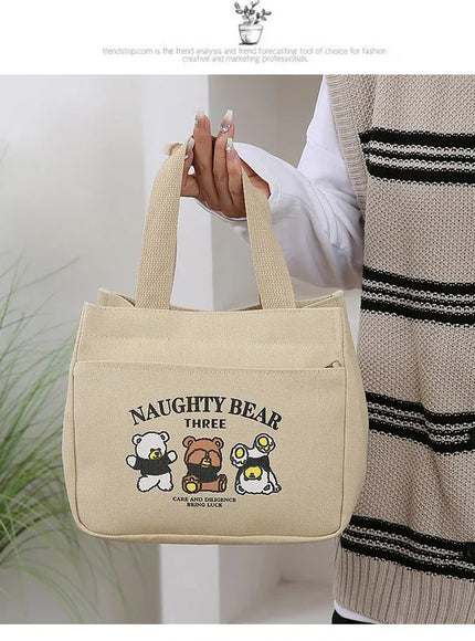Stain-resistant Lunch Tote – Reinforced Canvas Work