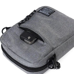 [F] Men's Bag, Available In Single Shoulder Or Cross-body Design, Suitable For Daily Use During School. Made Of Nylon Material