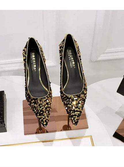 2024 Version Fashion Style Sequin Women's Shoes Shallow