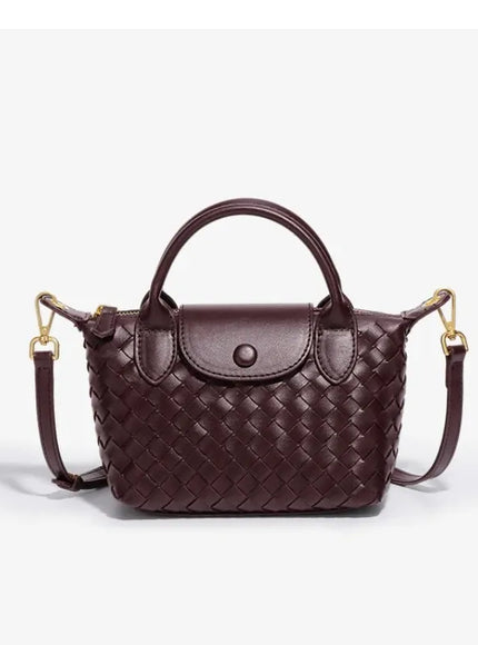 Woven Small Jiaozi Texture Popular Advanced Shoulder