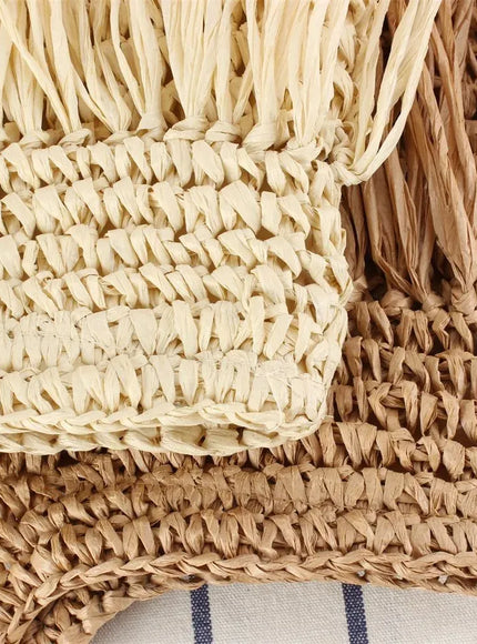 Tassel Hand-woven Holiday Shoulder Bag