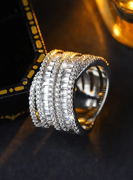 KissIcon CZ Engagement Ring For Women - Dainty Solitaire