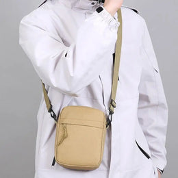 Mens Small Crossbody Sling Bag Chest Bag  Casual Utility Chest Phone Bag Water Resistant Fanny Pack for Running Travel Workout