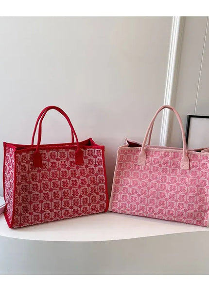 Red Bridal Tote – Wedding Work Purse