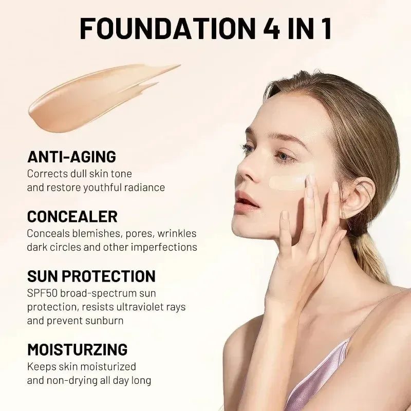 KissICON KissIcon 4 In 1 Foundation SPF50 Concealer -