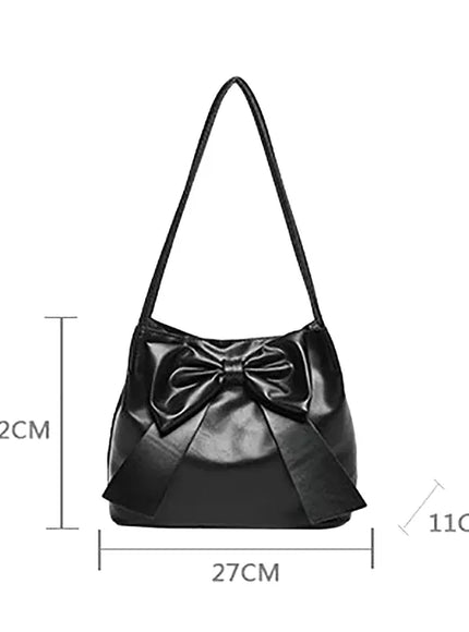 Bow Handlebags Shoulder Bags Leisure Armpit Shopping