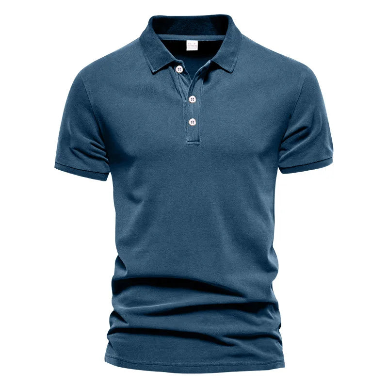 Men Polo Shirt Short Sleeve Breathable Soft Regular Fit Casual Business Golf Summer Daily Work Outdoor Lightweight Basic Tops