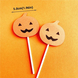 2025 Halloween Cake Decorations Pumpkin Ghost Black Castle Haunted Houses Cake Toppers for Happy Halloween Party Supplies