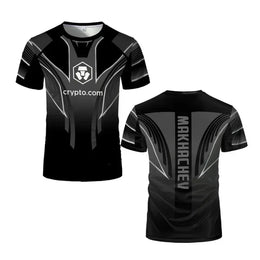 New Men's Wrestling Competition T-shirt, Fan-shaped Round Neck 3D Printed, Men's and Women's Outdoor Short Sleeved Sports Top