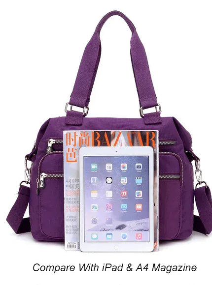 Women's Top-handle Big Handbag – Nylon Bags Waterproof