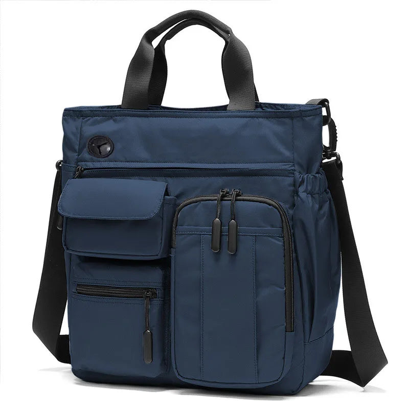 Mens Business Messenger Bag Laptop Shoulder Bag Multifunctional Computer Work Office Bag Waterproof Briefcases Travel Handbag