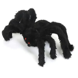 Halloween Big Plush Spider Horror Halloween Decoration Party Prop Outdoor Giant Spider Decor 30-200cm Chamber Prank Black Spider