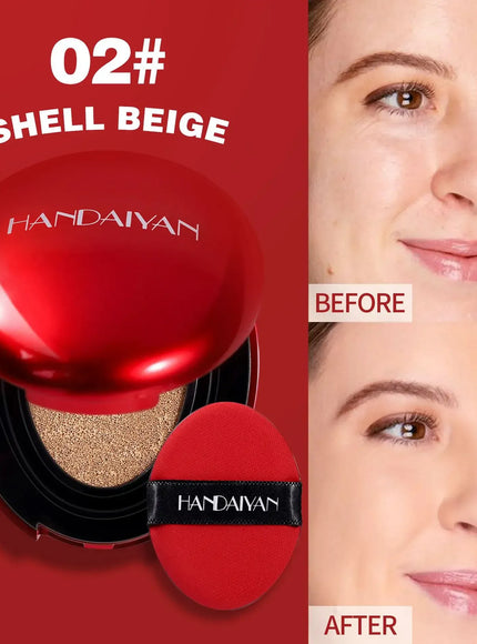 KissICON 02 SHELL BELGE KissIcon BB Cream Air Cushion Foundation - Waterproof