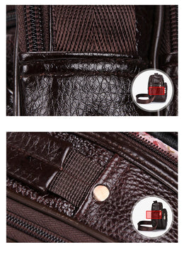 Men's Messenger Bags Hot PU Handbag Multi-functional Travel Casual Small Bags Outdoor Hiking Cycling Sport Cigarette Satchel