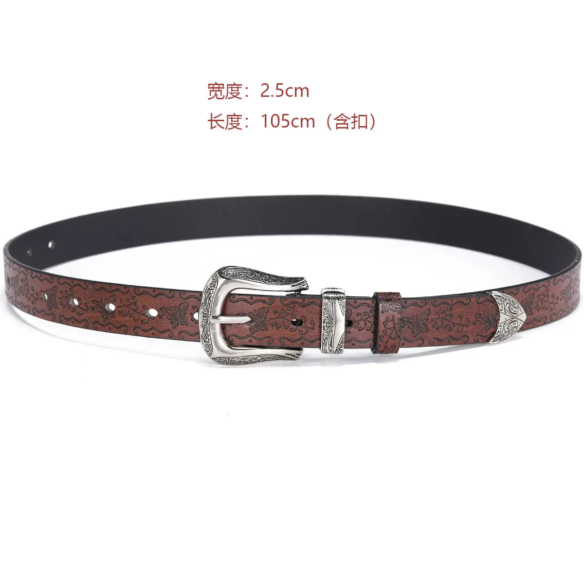 Women Belts For Jeans Dresses Pants Ladies Leather Waist Belt with Gold Buckle
