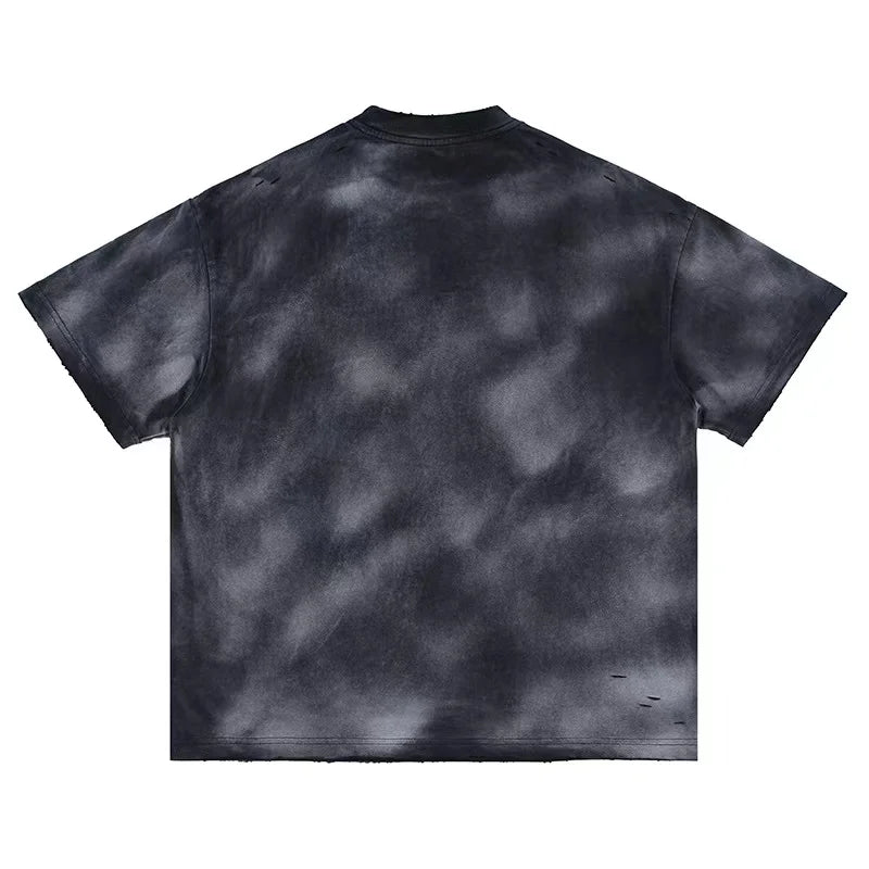 Summer Cotton Men T Shirts Women Unisex Streetwear Tee Vintage Casual Bundled Printed Tshirts