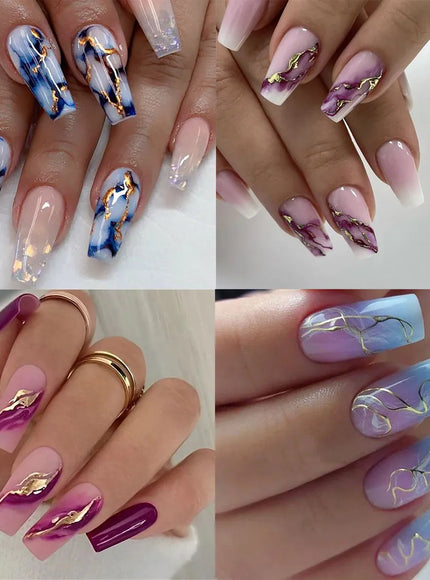 KissICON X-0294 KissIcon French Nails Press On Nails - 3D