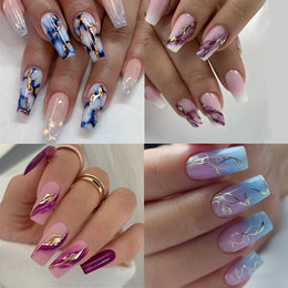 KissICON X-0294 KissIcon French Nails Press On Nails - 3D