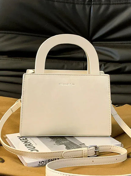 Women's Solid Color Handbag – High-quality Texture
