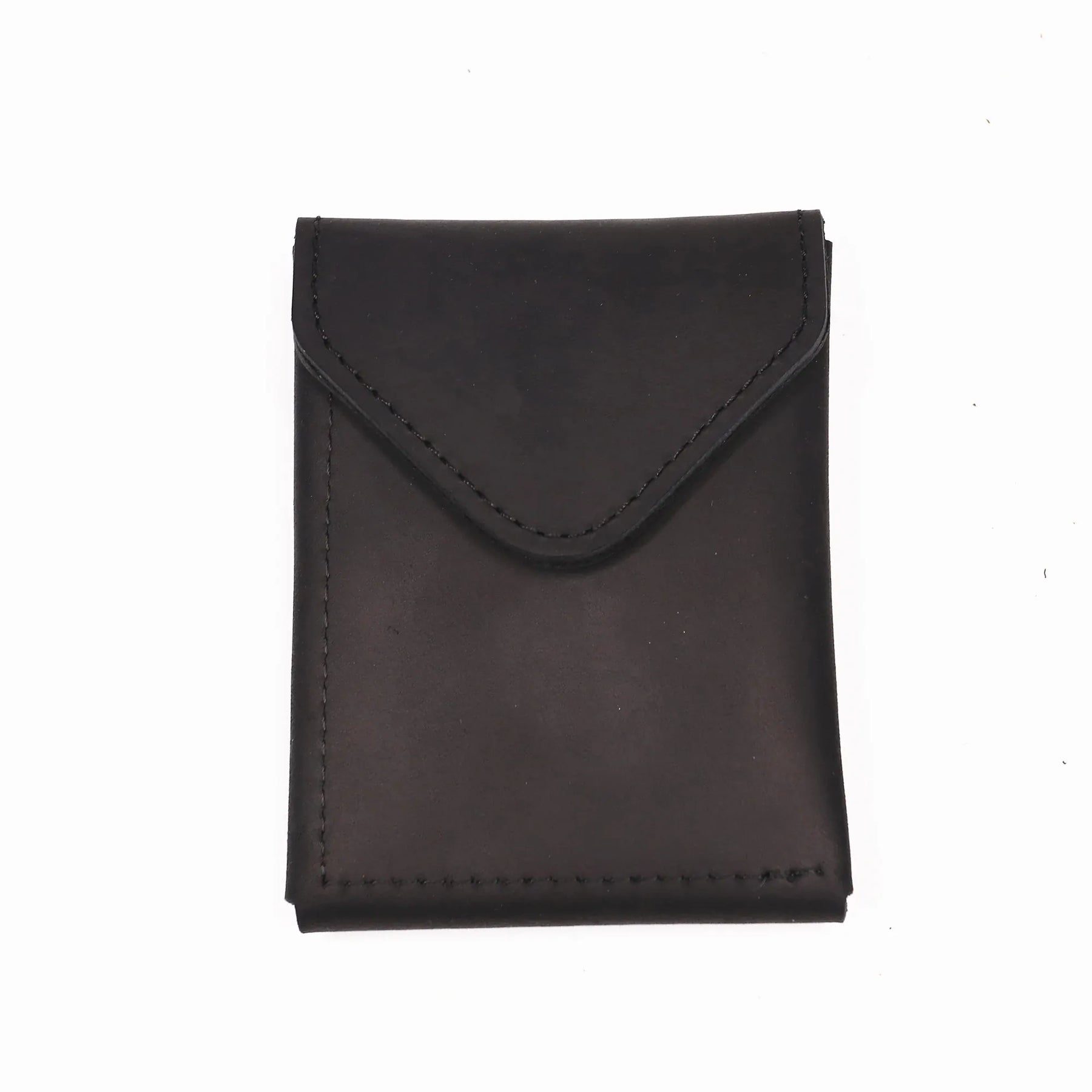 Genuine Leather Wallet For Men Male Real Cowhide Short Slim Minimalist Men's Cash Wallet Credit Card Holder With Flap Closure
