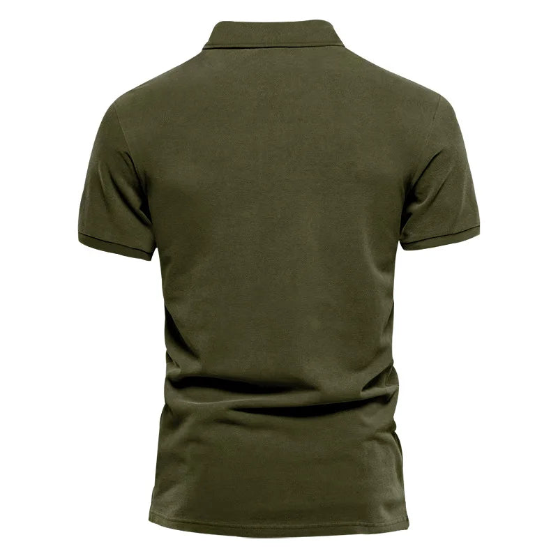Men Polo Shirt Short Sleeve Breathable Soft Regular Fit Casual Business Golf Summer Daily Work Outdoor Lightweight Basic Tops