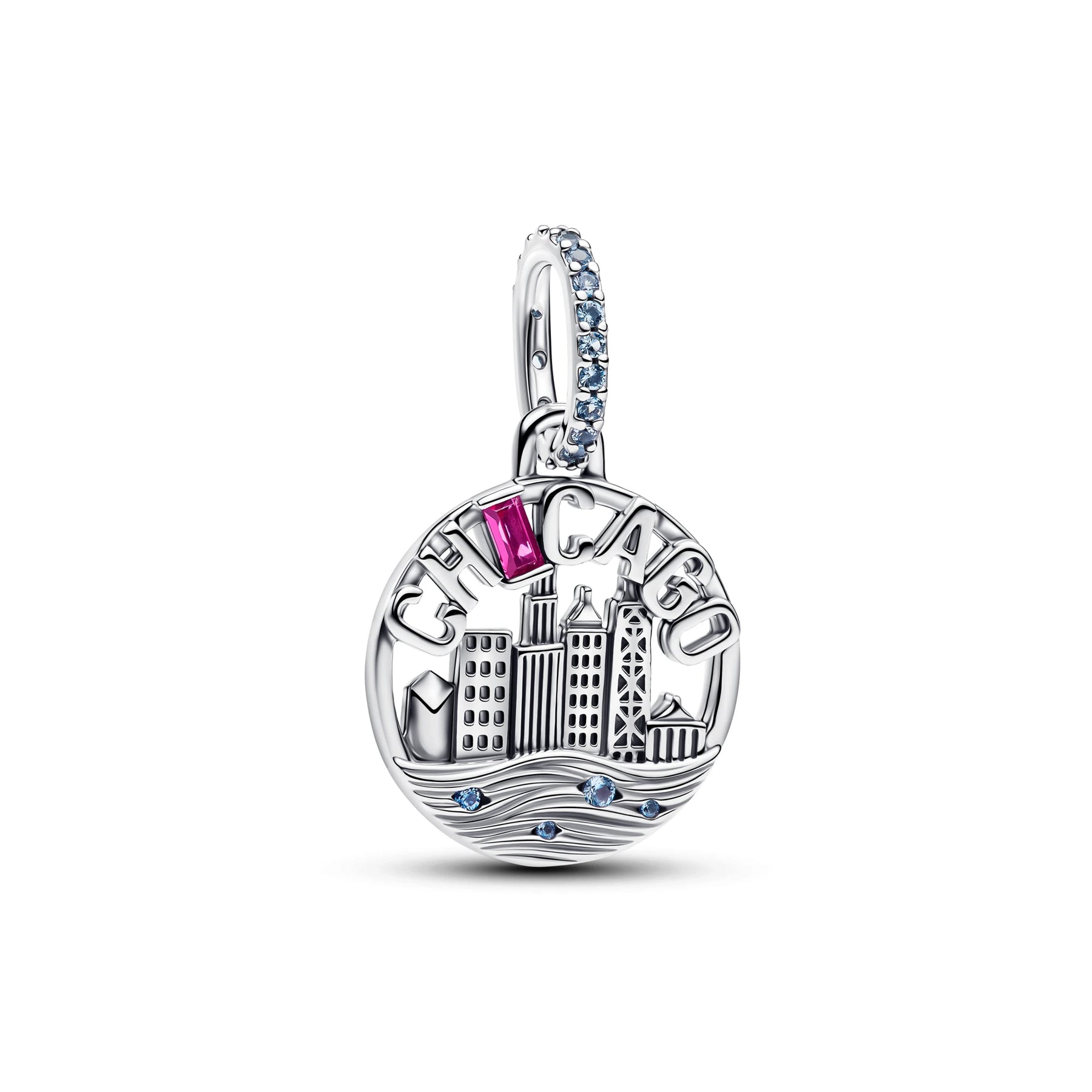 2026 New Disney Hot Sale 100%925 silver Lion Castle Charm Bead Necklace Stud Earrings Women DIY Fashion Jewellery Halloween Gift