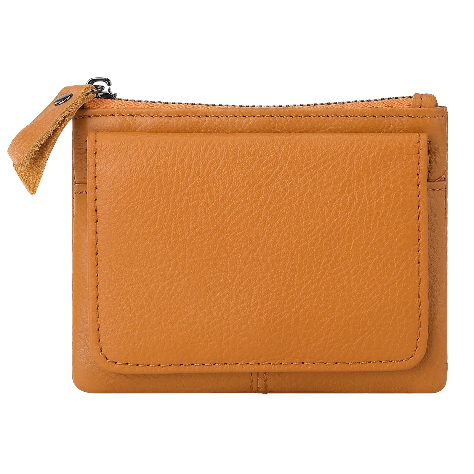 New Cow Leather Women's And Men's Card Bag Coin Purse Slim Credit Card Holder Wallet For Men and Women ID Card Pocket