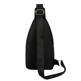 Men's Breast Bag One Shoulder Messenger Bag Casual Oxford Cloth Stylish and Simple Chest Bag Portable Men's Backpack