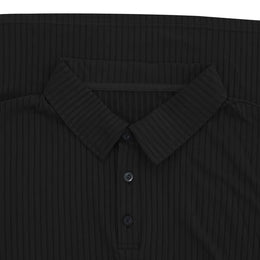Cross-border Autumn Men's Classic Casual American Lapel Button-up Long-sleeved T-Shirt Elastic Pit Strip Polo Shirt
