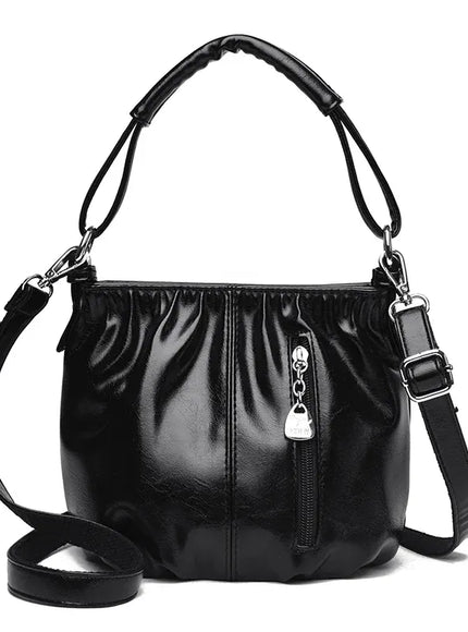 Women's Handbags Solid Color PU Leather Shoulder