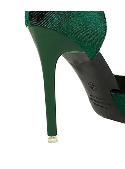 Women Super High Heels Velvet Pumps Shallow Mouth